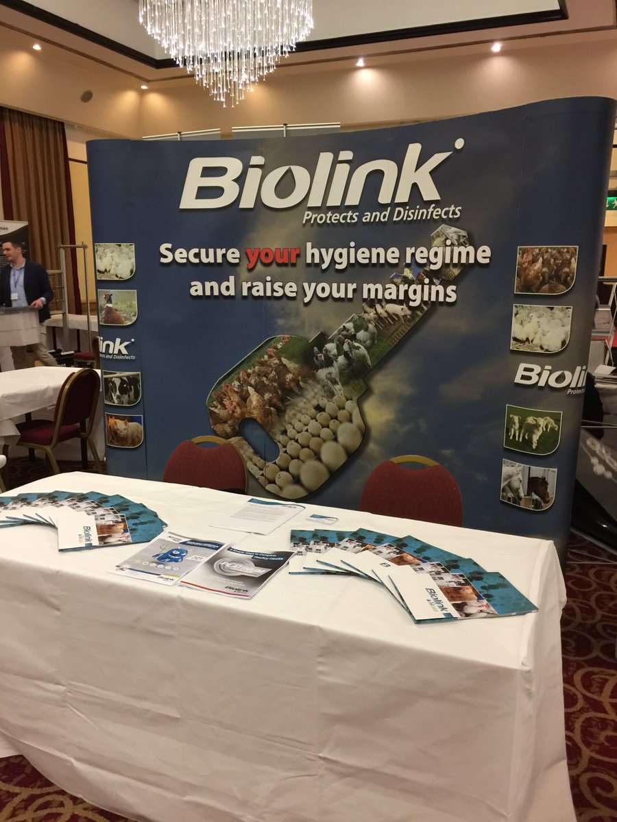 BiolinkLtd's tweet photo. A good day yesterday at the Northern Broiler Conference for @BiolinkLtd Thank you to all who visited our stand. #mefisto #platinumprogramme https://t.co/pQAbJDSu4t