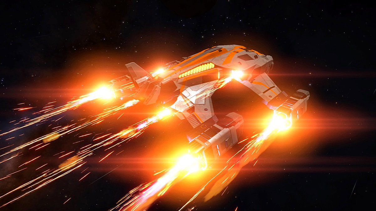 FatherhoodWing's tweet photo. @FatherhoodWing Just look at that boost! Bravo @EliteDangerous @frontierdev #EliteDangerous #Beyond3.0 #AllianceChieftain #glorious https://t.co/hQAJ0C16GC