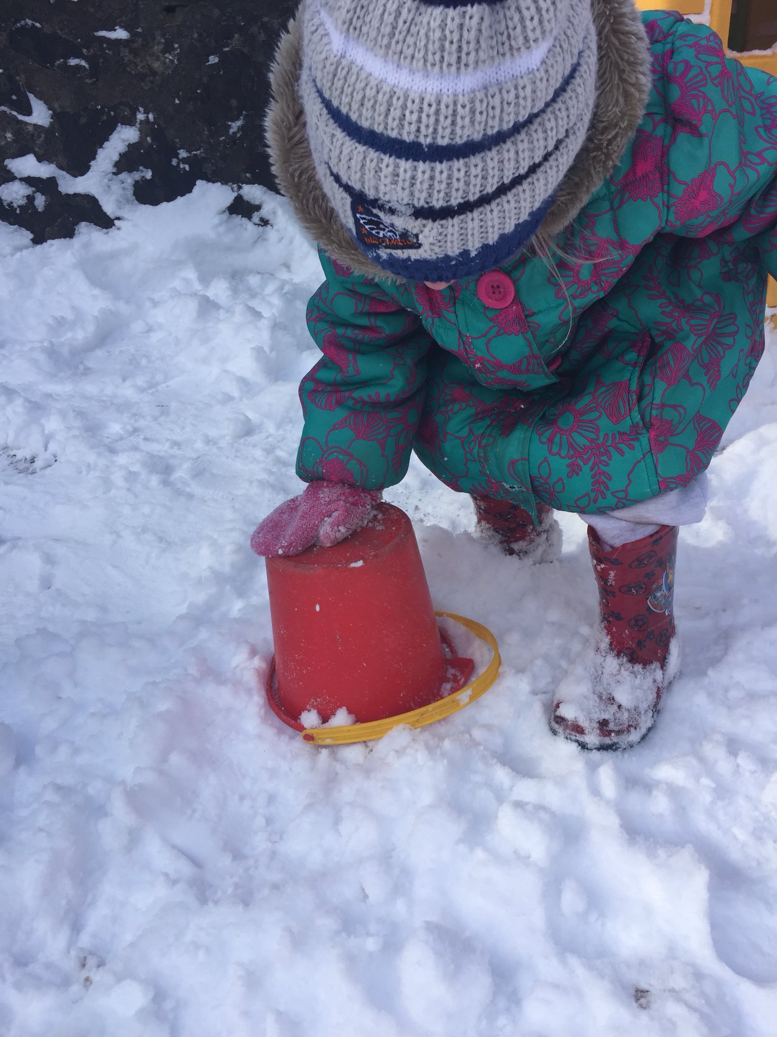 Fenwick Pre 5’s Nursery on Twitter "Making snow castles!…
