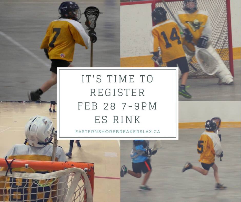 Hey @bellprk it’s lacrosse registration day! Make sure you come out tonight to register!