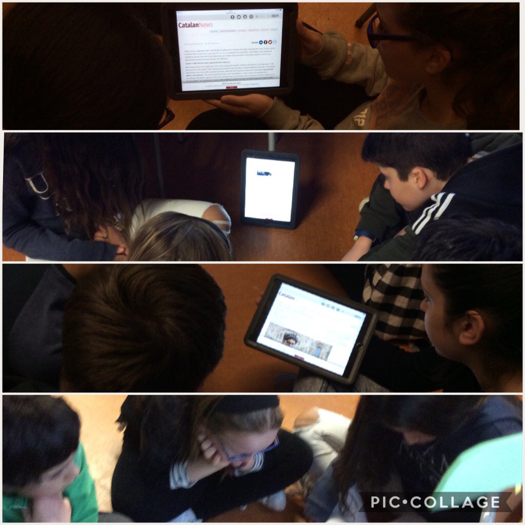 Pere4t's tweet image. English class with year 6. #investigativejournalism #unusualweather #reallife piccollage.com/_jFRCArVD