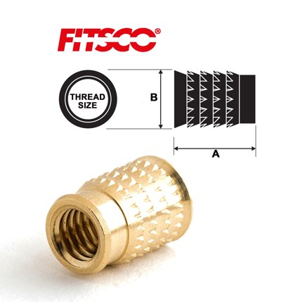 gtma1's tweet image. Fitsco Industries offers the &apos;Multifit&apos; unheaded range of brass threaded inserts to suit all types of thermoplastic injection mouldings bit.ly/2mHTGP7 #threadinserts #chirpdirectory