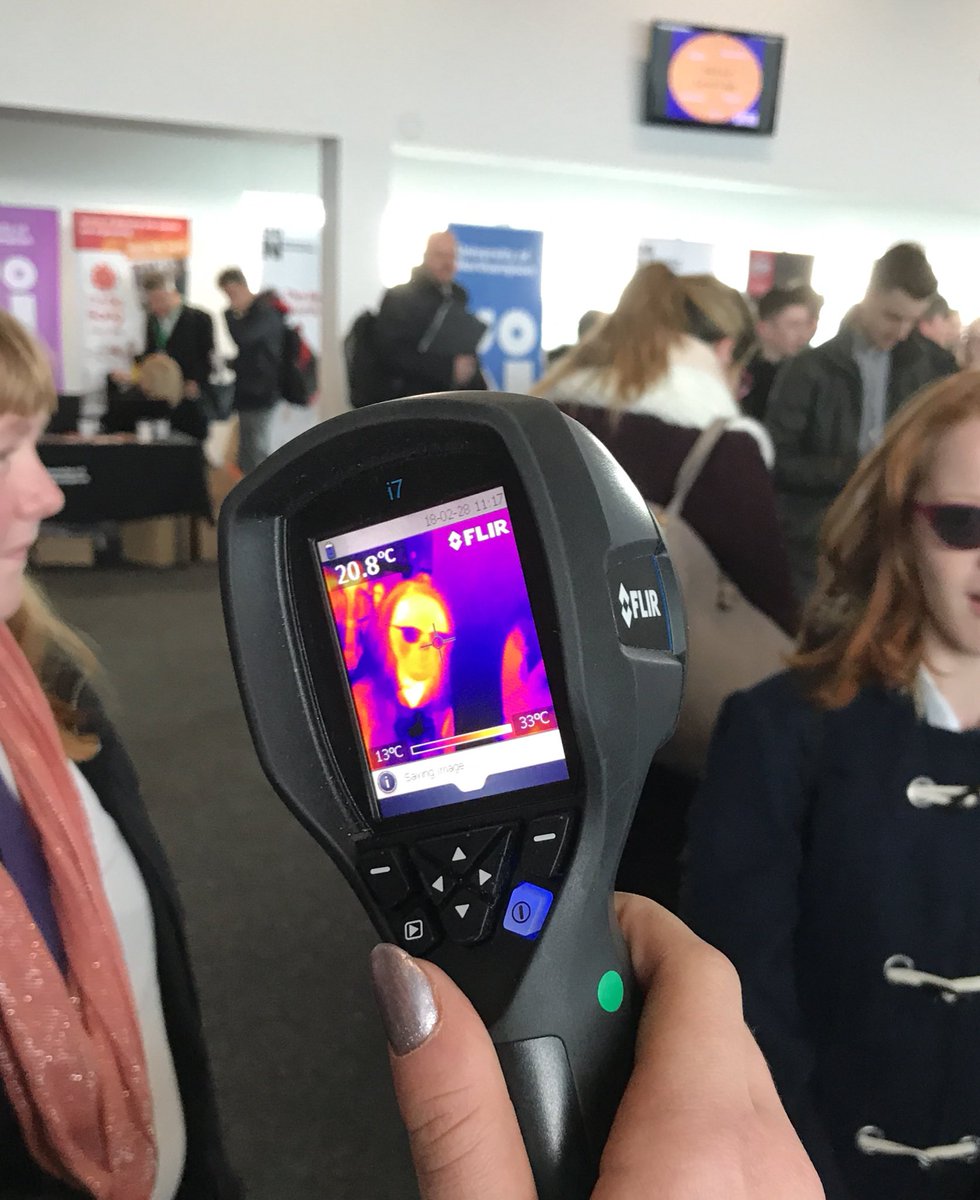 TheParkerEACT's tweet photo. Using infra red to detect heat. #BigBang https://t.co/T6ow49MGr5