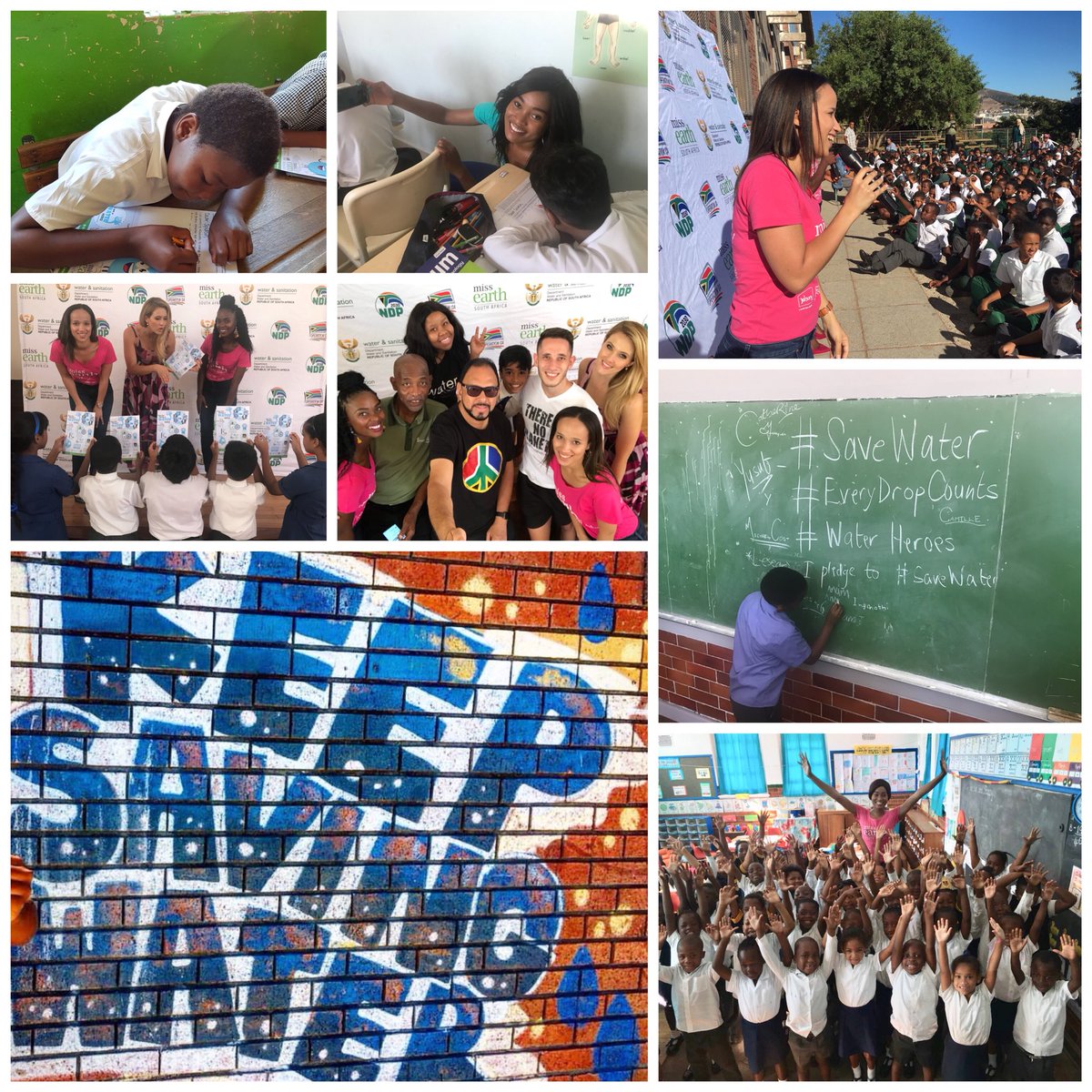 MakeSAsafe's tweet photo. We recruited tens of thousands of young #WaterHeroes in and around Cape Town over the past ten days. #SaveWaterAmbassadors from @missearth_sa visited 100 schools as part of phase 1. @DWS_RSA @OperationSA1 @ChangeAgentSA @DBE_SA @TheCapeArgus @NationalCoGTA @Abramjee https://t.co/7vS4eUGUoC
