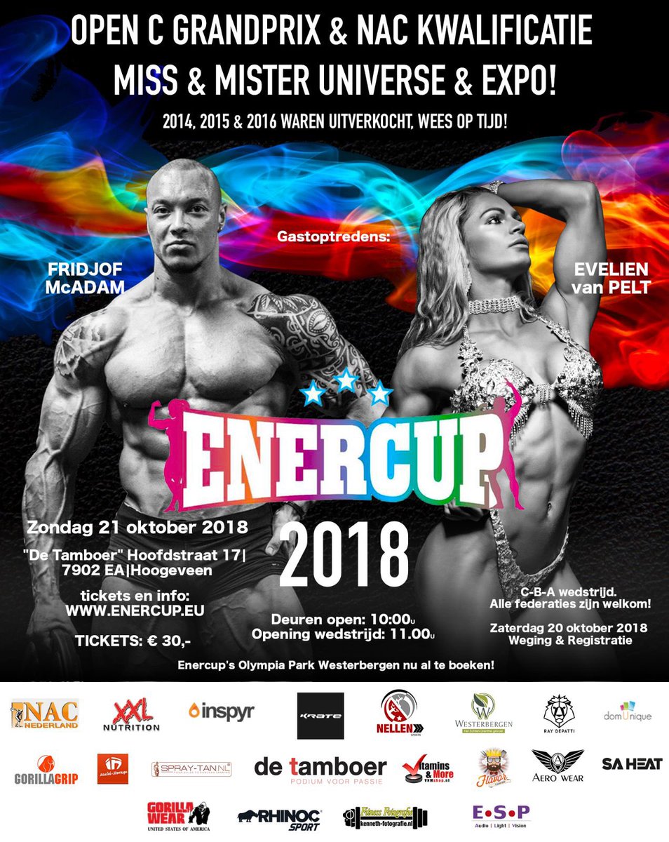 In <a href="/DeTamboer/">Theater De Tamboer</a> zondag 21 oktober 2018! Een kwalificatie bemachtigen voor de universe? Schrijf je nu in.