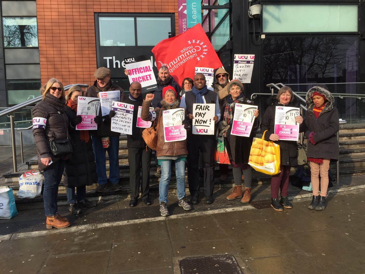 jenny4tottenham's tweet photo. Thanks to David Lammy MP for supporting UCU strike at CONEL Tottenham! https://t.co/RiO06lftvS