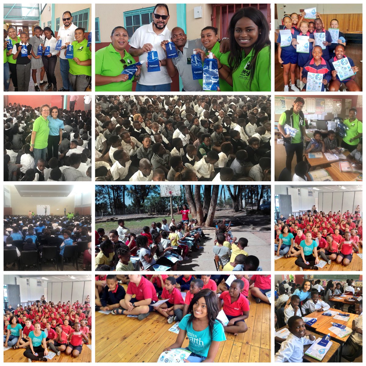 Abramjee's tweet photo. We recruited tens of thousands of young #WaterHeroes in and around Cape Town over the past ten days. #SaveWaterAmbassadors from @missearth_sa visited 100 schools as part of phase 1. @DWS_RSA @OperationSA1 @ChangeAgentSA @DBE_SA @TheCapeArgus @NationalCoGTA https://t.co/L2BhIwHdt4