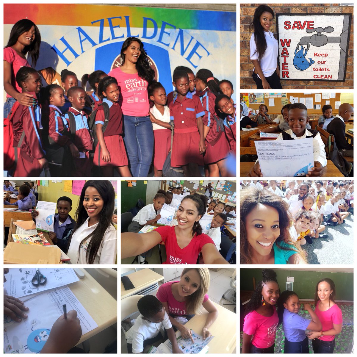 Abramjee's tweet photo. We recruited tens of thousands of young #WaterHeroes in and around Cape Town over the past ten days. #SaveWaterAmbassadors from @missearth_sa visited 100 schools as part of phase 1. @DWS_RSA @OperationSA1 @ChangeAgentSA @DBE_SA @TheCapeArgus @NationalCoGTA https://t.co/L2BhIwHdt4