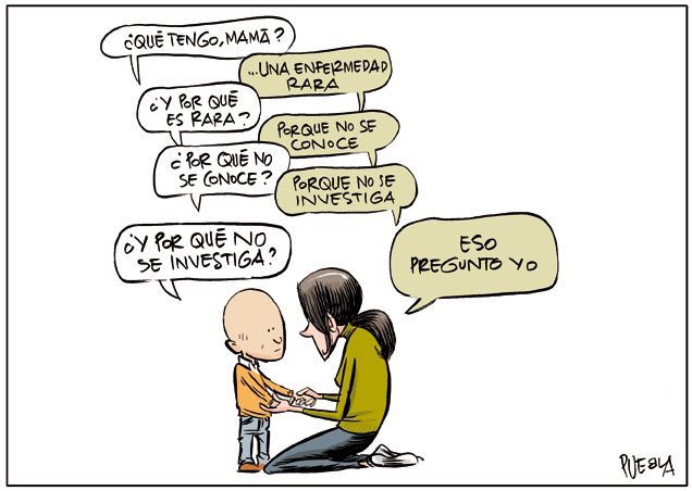 lavecinarubia's tweet photo. Hoy es el #DíaMundialEnfermedadesRaras.
Hay muchas familias con una enfermedad poco frecuente, poco conocida y poco investigada.
Necesitamos que estas se conozcan y la inversión en investigación es urgente.
Ojalá se rescatasen más personas y menos autopistas y bancos. https://t.co/YNDazZurS3