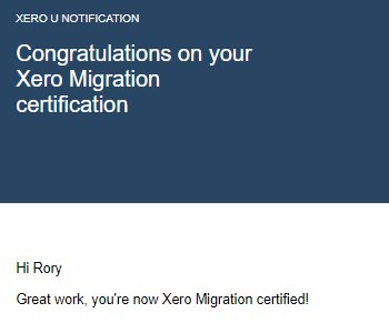 CanmoreCo's tweet photo. Proud to announce that I'm now #xero migration certified📜 
Does this mean I can escape the white-out ��️here in Scotland by moving to 🕶️Barbados ⛱️for a few days? I'll still be in touch with clients. 📱⌨️ https://t.co/9wQMCxeI21