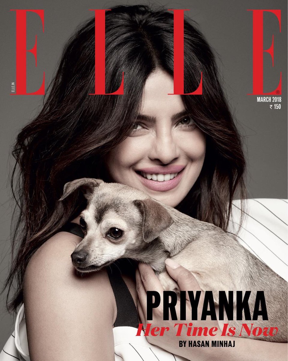 Priyanka Chopra on the #March issue of Elle India
#PriyankaChopra #magazinecover