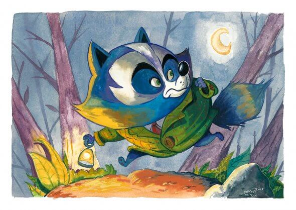 terrapinandtoad's tweet photo. Tanuki painting https://t.co/1HgvfBg8TT #Gouache #Forsale #Watercolour https://t.co/tZFDin2Fft
