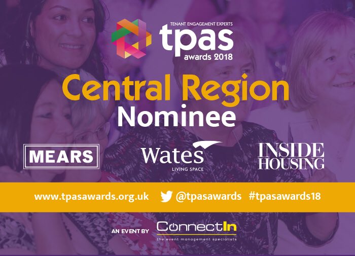 TOTLNever's tweet photo. Oh wowzers! Just heard we’ve been shortlisted for Community Focused Service in the @Tpasawards2018 in the Central Region! Huge thanks to @CotmanHousing and @TouchstoneCPS for making us possible!! #tpasawards18 #olderpeople #digitalinclusion #proud https://t.co/qtGPeV0LeR