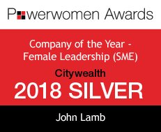 <a href="/JohnLambFinance/">John Lamb</a> is delighted to have won the Silver award for Company of the Year - Female Leadership (SME) at the <a href="/Citywealth/">Citywealth</a> #PowerWomenAwards2018. Many congratulations to all the winners!