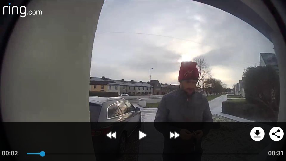 IKFalconer's tweet photo. Well happy with the new @ring doorbell. Must remember to smile every time I walk in the door 😉 #grumpyguts #SmileYouAreOnCamera https://t.co/ge0NdqRqJj