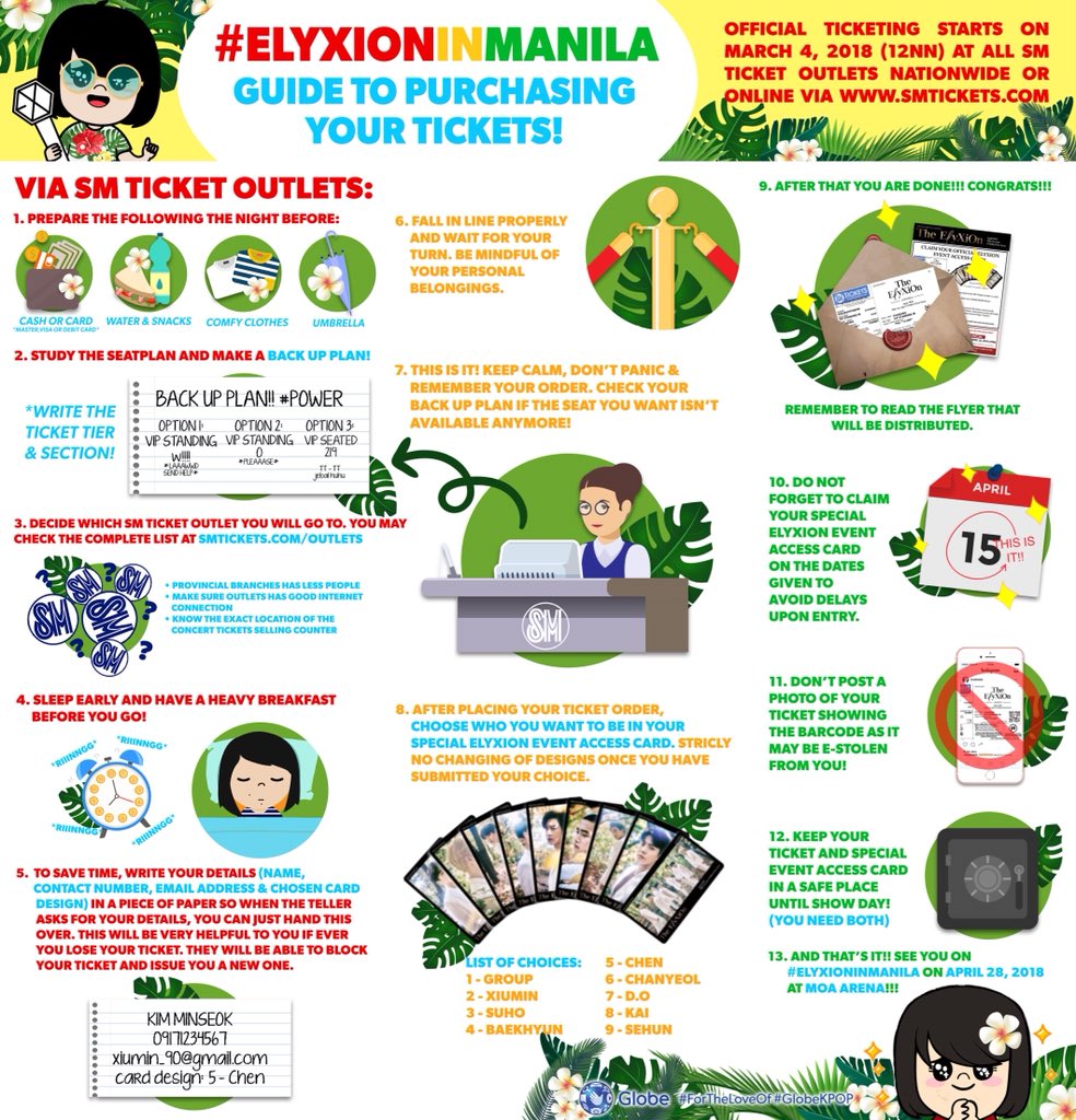 pulpliveworld's tweet photo. 1/2 REMINDERS: OPEN AND READ EACH OF THE GUIDELINES CAREFULLY to ensure your success in buying #ElyXiOninManila tickets and claiming your special event access card! Please help RT and spread the message so everyone is informed. #ForTheLoveOf #GlobeKPOP https://t.co/9amqhiqEZq