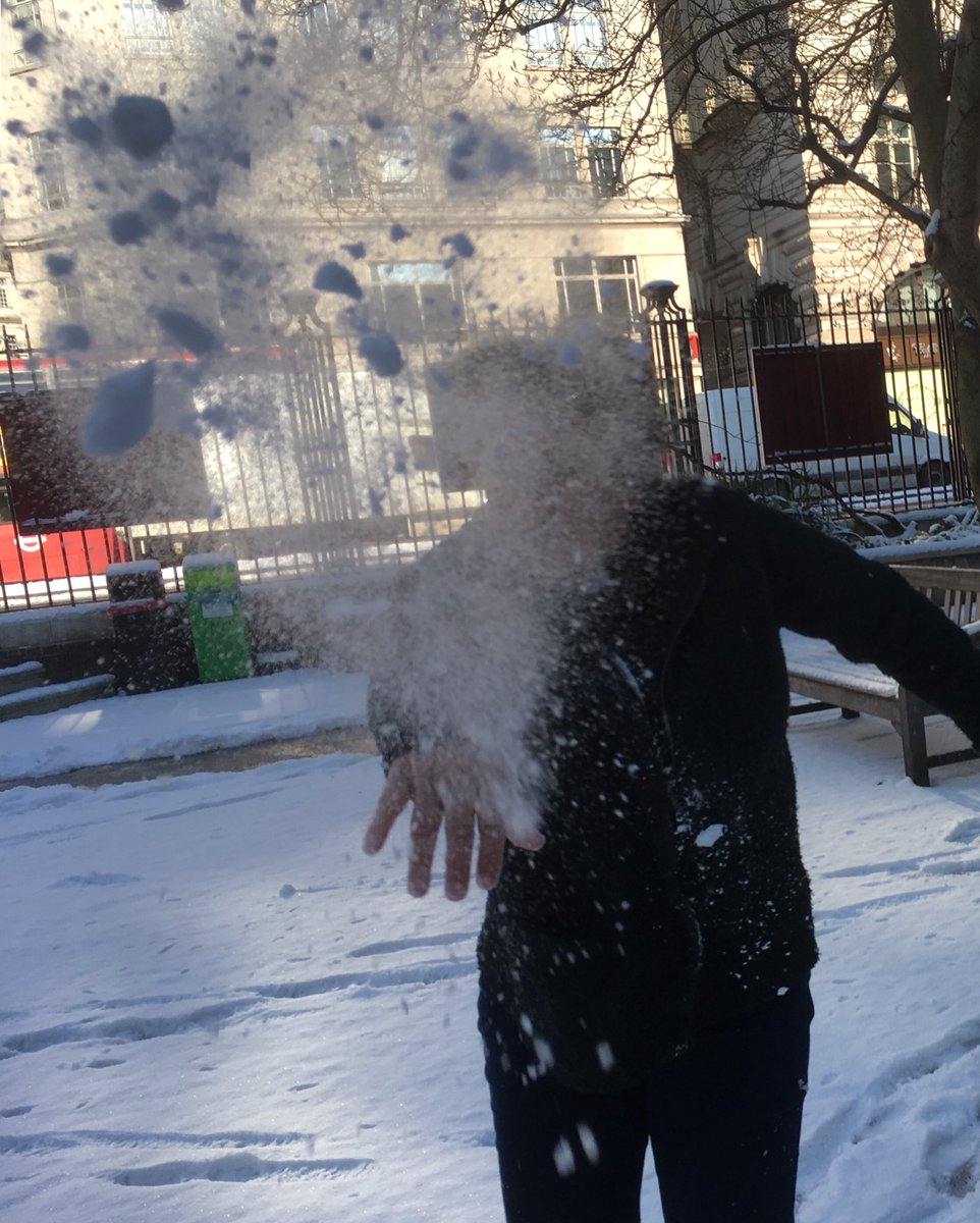 StJPiccadilly's tweet photo. It was the Rector wot started it! #snowfight #londonsnow #SnowDay2018 #FunInTheSnow  #church https://t.co/LxVVyaF3uA