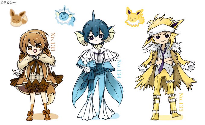 ポケモン擬人のtwitterイラスト検索結果 古い順