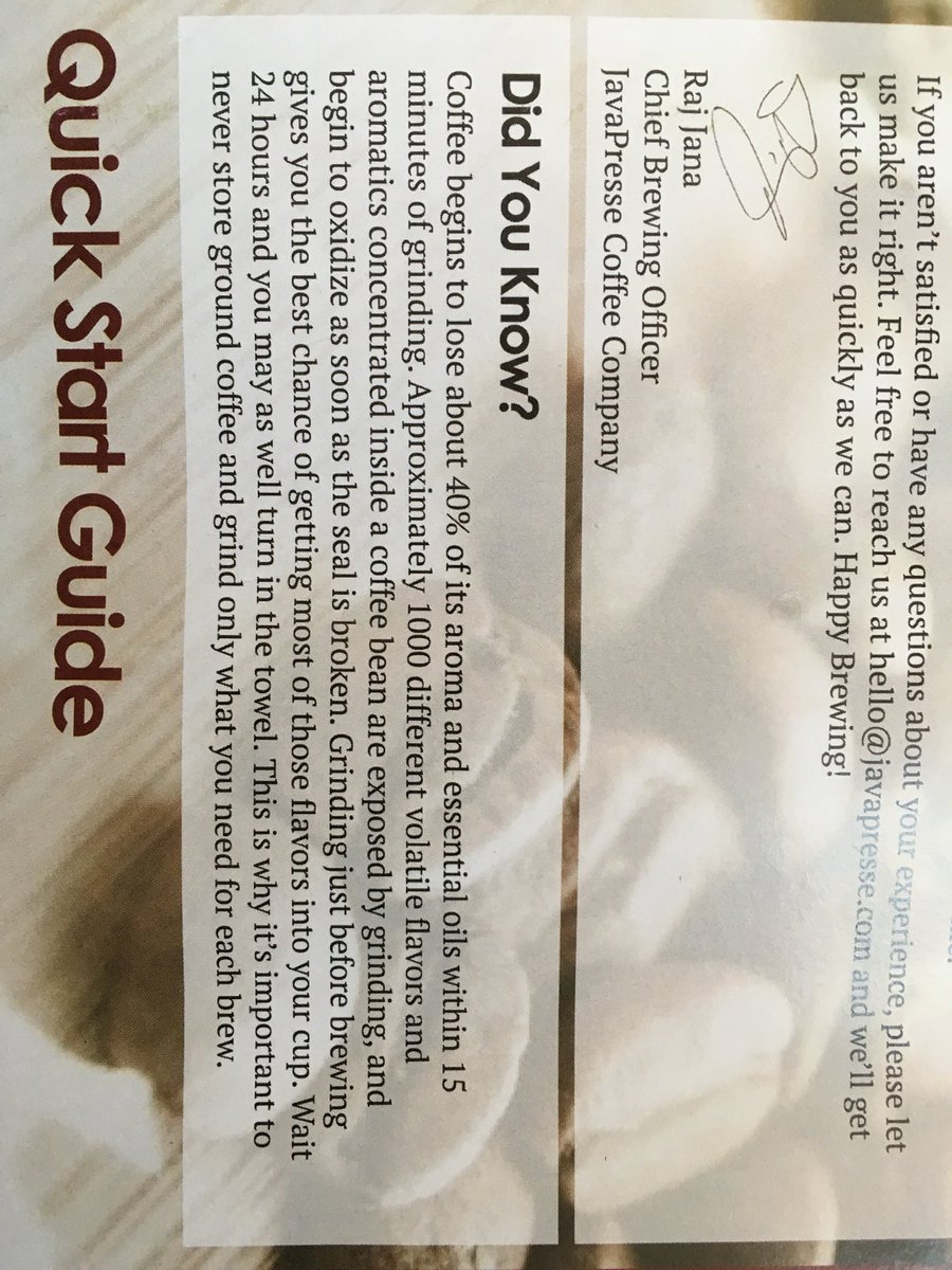 elvia____'s tweet image. Just received my #javapresse from my friend, from the USA 🤗.
If only people knew that before tasting their first #coffee @javapresse