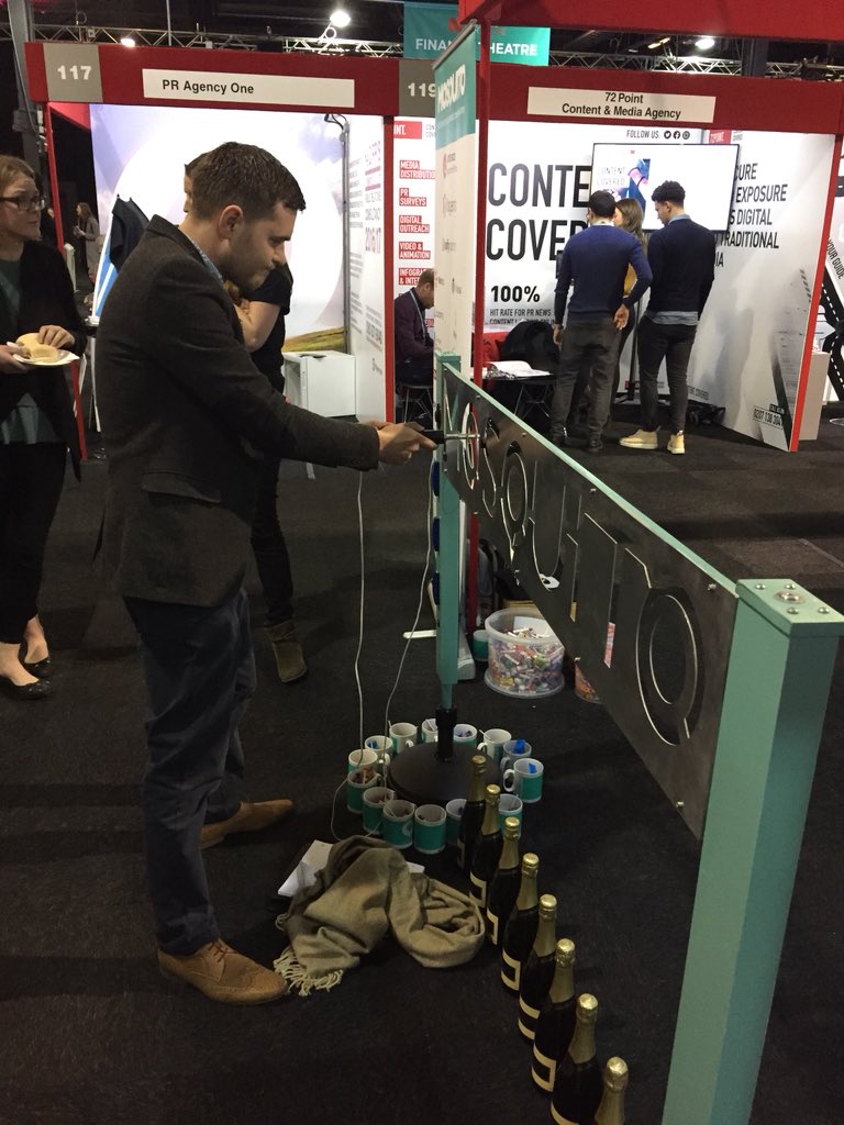 mosquitodigital's tweet photo. More contenders attempting the buzz game, no champagne winners yet. #PNLive #createsomebuzz https://t.co/4keR6kWmhS