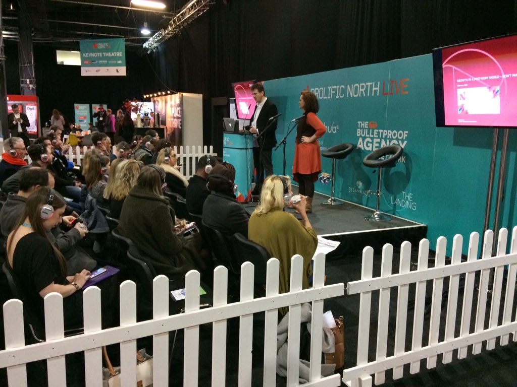 BulletproAgency's tweet image. Our first session is about to get underway with Heather Anson and @SteveKuncewicz