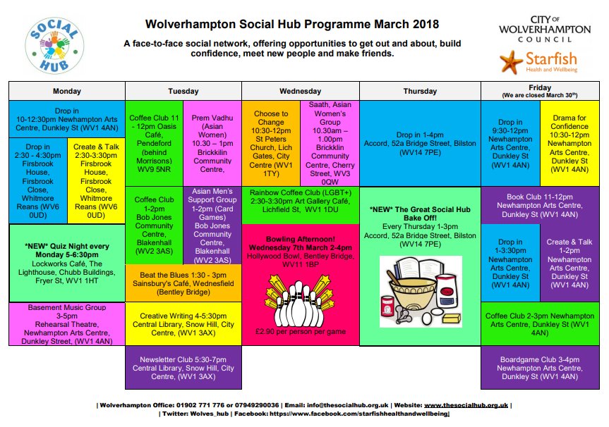 A look at what we have going on in March!