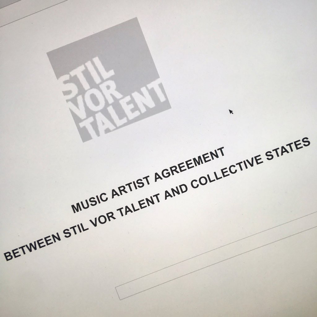 Buzzing !! We’ve signed a track to one of our favourite labels <a href="/_StilvorTalent/">Stil vor Talent</a> - ‘Eleven’ will be released mid March!! More info soon :) #stilvortalent #collectivestates  #techhouse #techno #berlin #berlinmusic