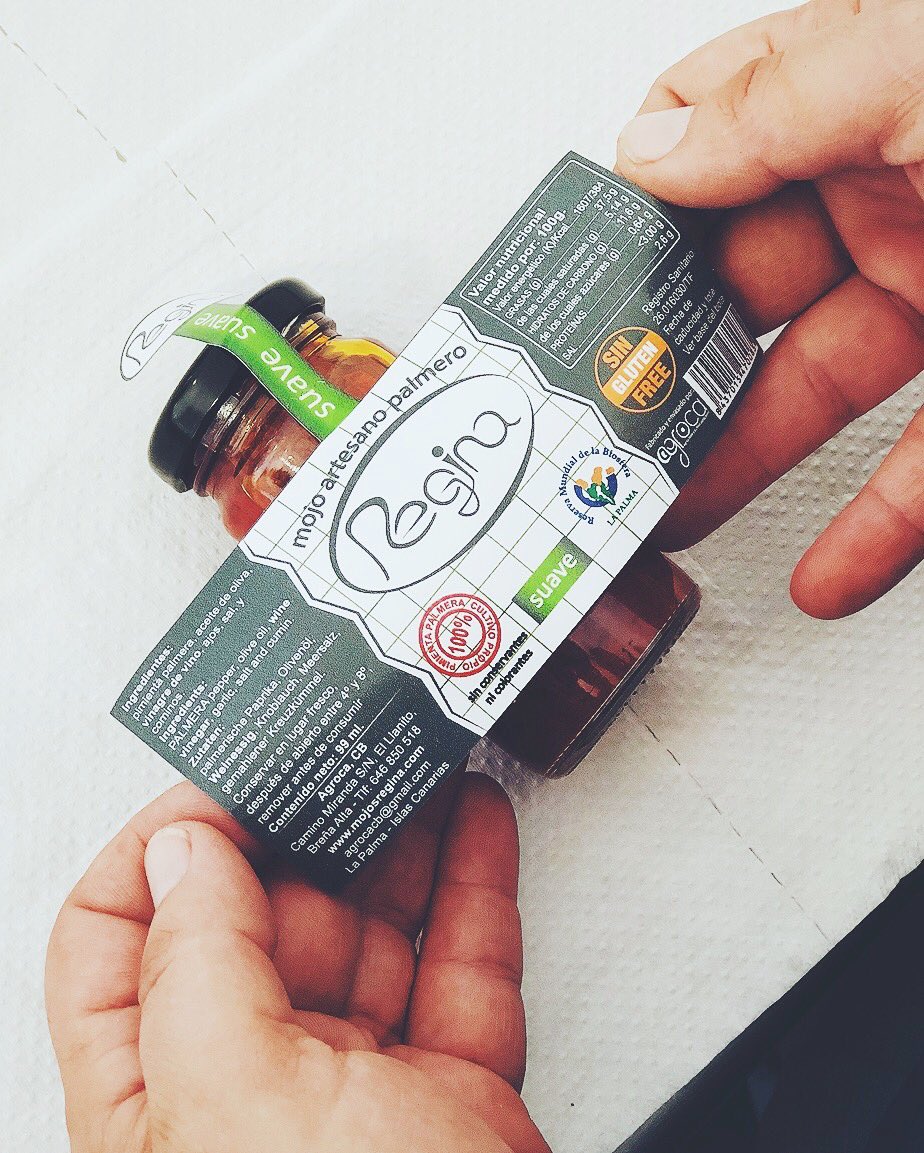 ¡Buenos y suaves días! ¿Has probado nuestro #mojorojo suave hecho con pimienta palmera 100% 🌶🌴? #FelizMiercoles #lapalma #Gastronomia #Canarias #gourmet