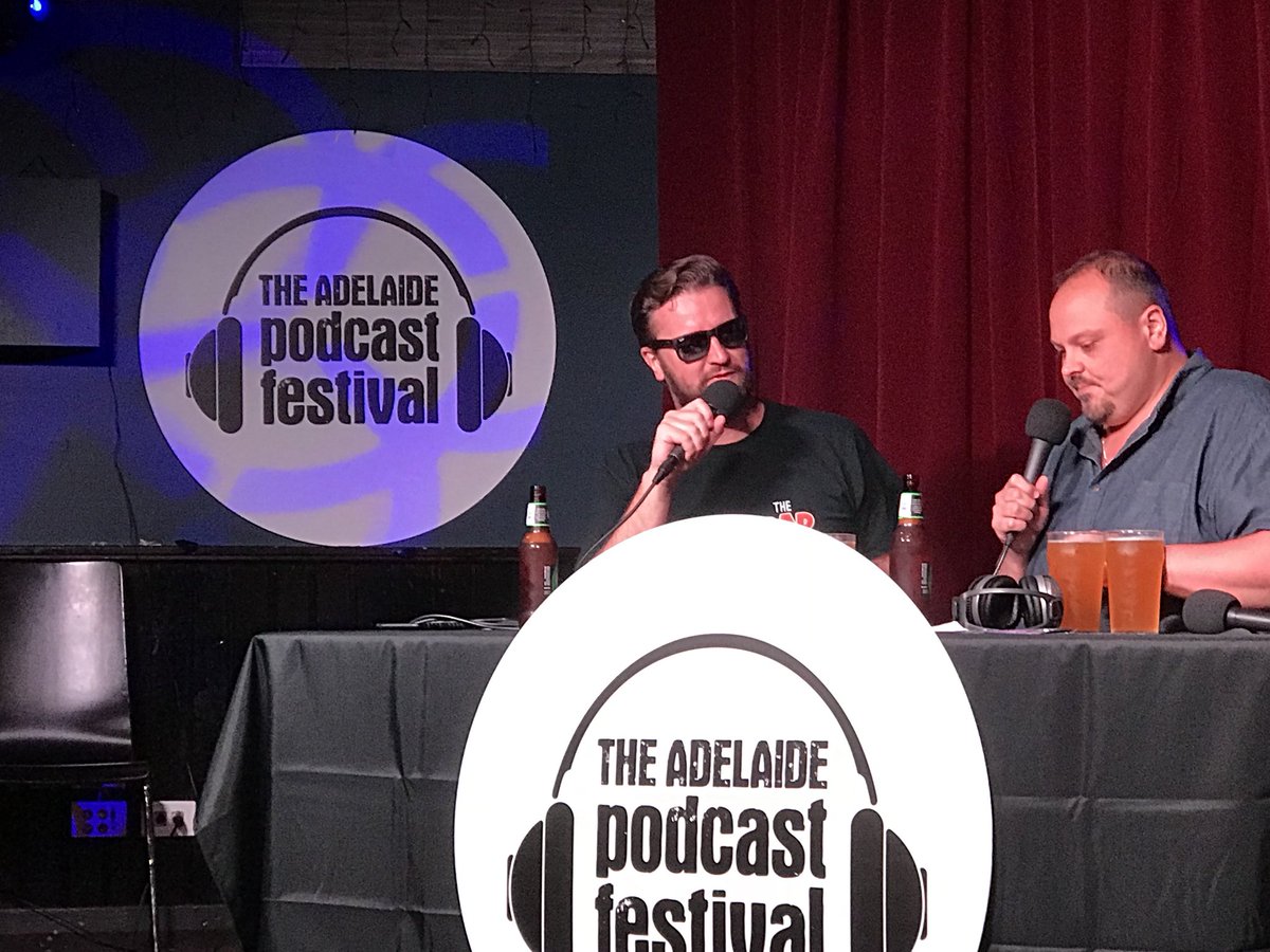 TheShowPBAFM's tweet photo. Who let the stoner into the #ADLPodFest https://t.co/8DYDJSuQ3R