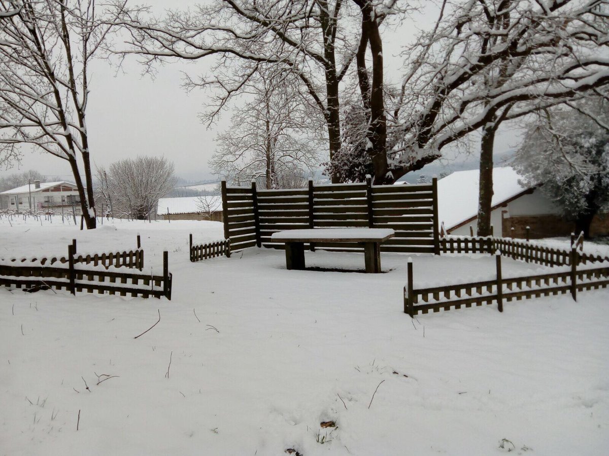 Ponemos 
Hoy el #txakoli a temperatura ambiente!! Preciosas imágenes en los #viñedos. Egun Ona izan!!