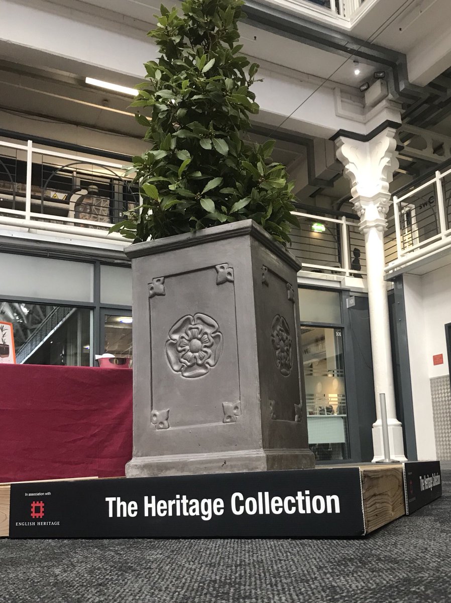Looking monolithic, one of our new planters in the <a href="/EnglishHeritage/">English Heritage</a> range #Gardenpressevent #History #bay