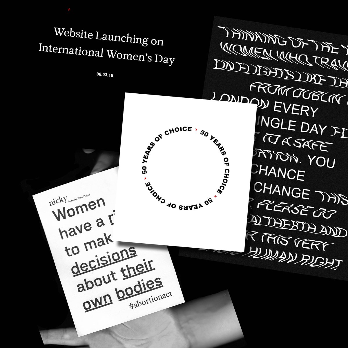 50yearsofchoice's tweet image. Website launching on #internationalwomensday2018, there is still time to submit posters towards our upcoming launch and support #repealthe8th! #womensrights #WomensHistoryMonth #wetrustwomen #8thamendment #choice #50yearsofchoice