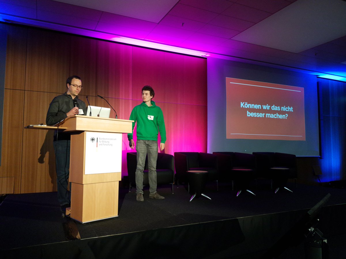 prototypefund's tweet image. Konstantin und Tobias finden Kommunalpolitik wichtig und wollten deshalb Ratsinformationssysteme besser machen. Tadaa, hier ist @meine_stadt_t #prototypedemos