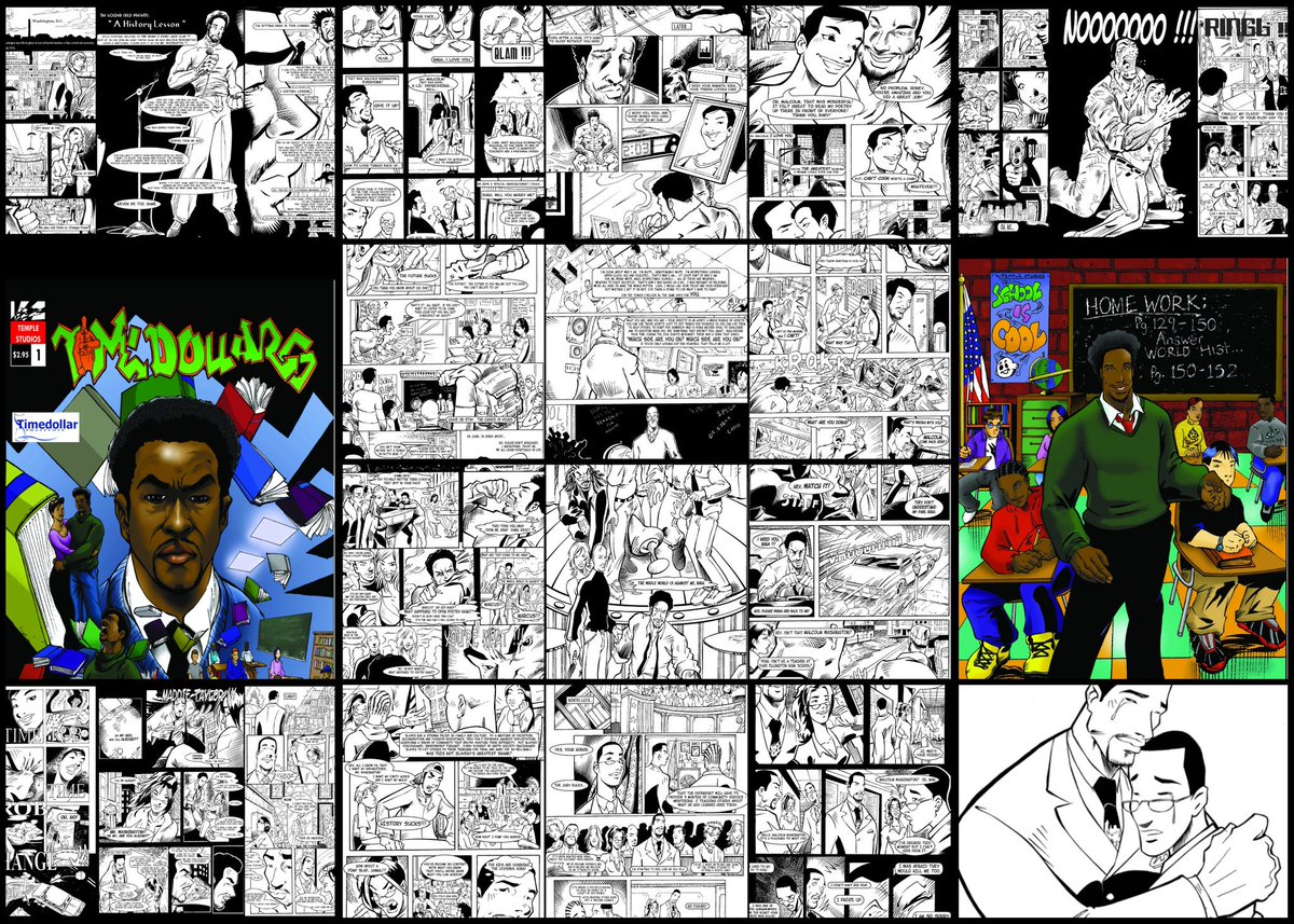 TheLegendKuyaP's tweet photo. Thank you for reading my #comic, #TimeDollars for #BlackHistoryMonth. I'd love your feedback; if you haven't read it, check my timeline! Time Dollars: A tale about Love, Loss and Life. #blackheroesmatter #blacklivesmatter #makeadifference https://t.co/M0oXhiGm4W