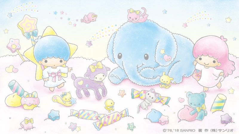 Kikilala Sanrio En Twitter きょうはみんな シアワセいっぱい ネコさんはゴロゴロ ぞうざんはニコニコ シアワセ って口に出して言うこと とても大切なことね