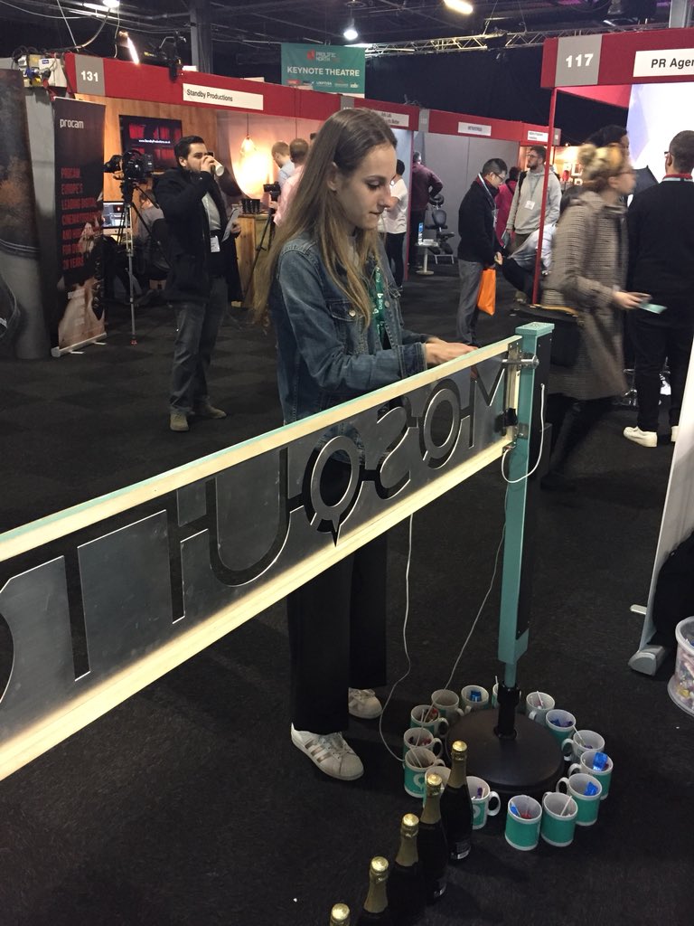 mosquitodigital's tweet photo. Still champagne up for grabs! Come and have a try on stand 84 @ProlificLive #PNLive #createsomebuzz #teamMosquito https://t.co/QaVxC6QS4Z