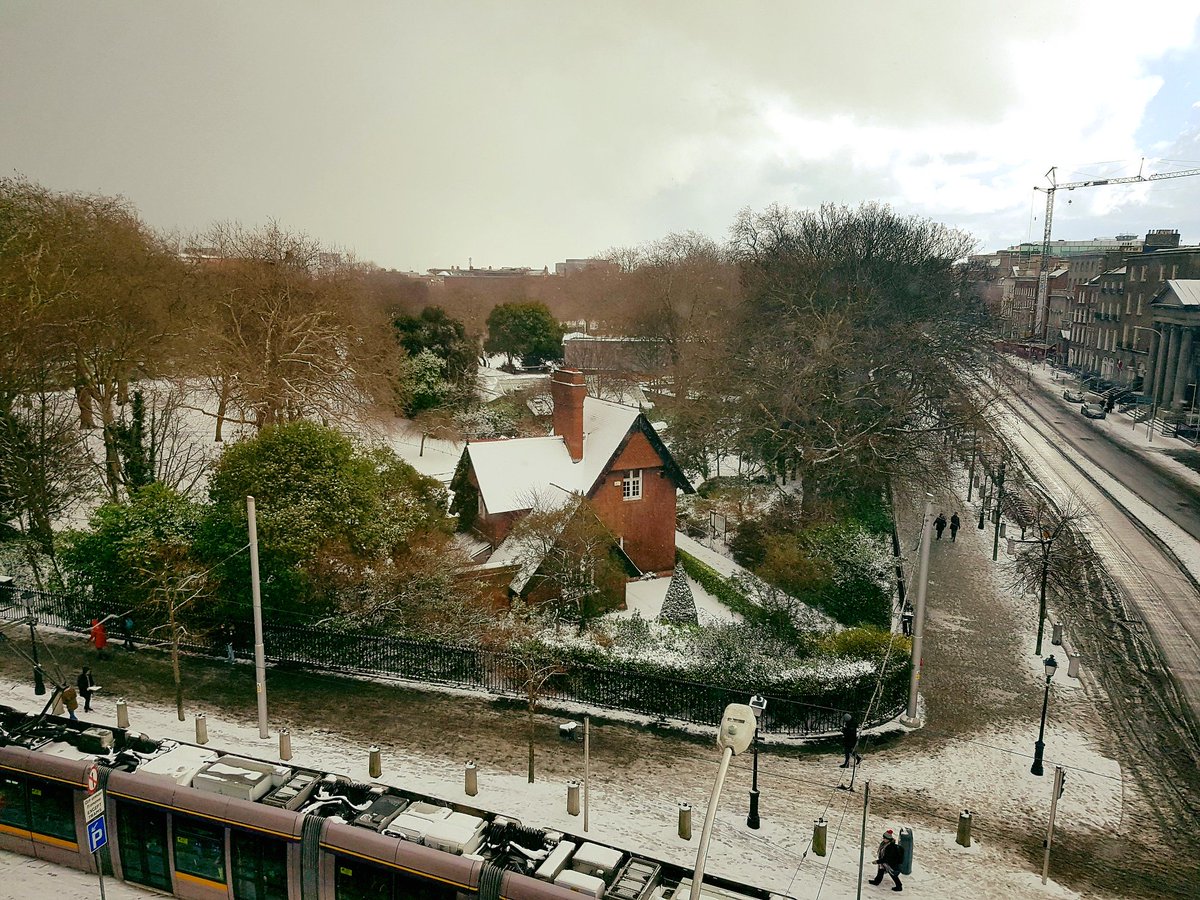 turtleback78's tweet image. My view this morning. St Stephens green@IrishTimes