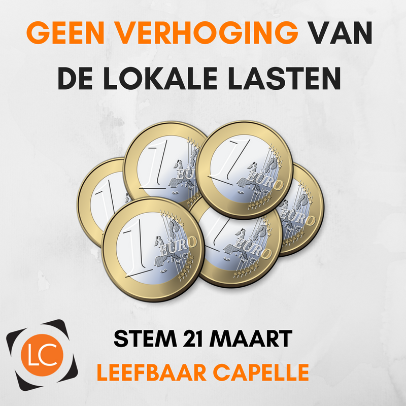 Geen verhoging van de lokale lasten is dankzij Leefbaar Capelle inmiddels de gewoonste zaak in Capelle. We zijn er trots op dat het ons al jaren op rij is gelukt om de gemeentelijke lasten laag te houden. Ook de komende vier jaar willen wij de lokale lasten niet verhogen!