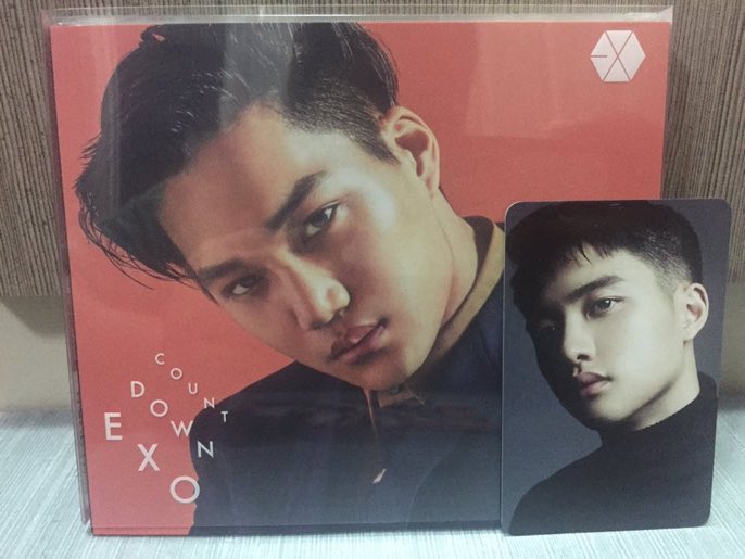 aziegavs's tweet photo. [WTT] PH or at #ElyxionInSG

Album: Countdown

Have: Kyungsoo PC
Want: Kai PC

@ElyXiOnInSG @exotradingph @EXOtradingSG https://t.co/txRMQCCETM