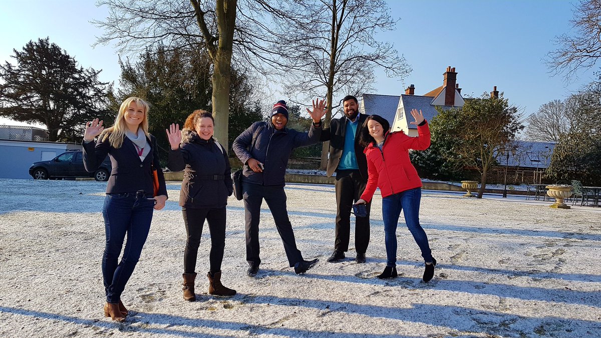 Apparently there's no limit to the fun that can be had in -3 degrees at 8.30am on a Wednesday. This morning I hung out with a few if my fellow #BNI buddies after our weekly #networking meeting &amp; we flew a #drone over <a href="/PhyllisCourt/">Phyllis Court Club</a> in the snow! #somuchfun