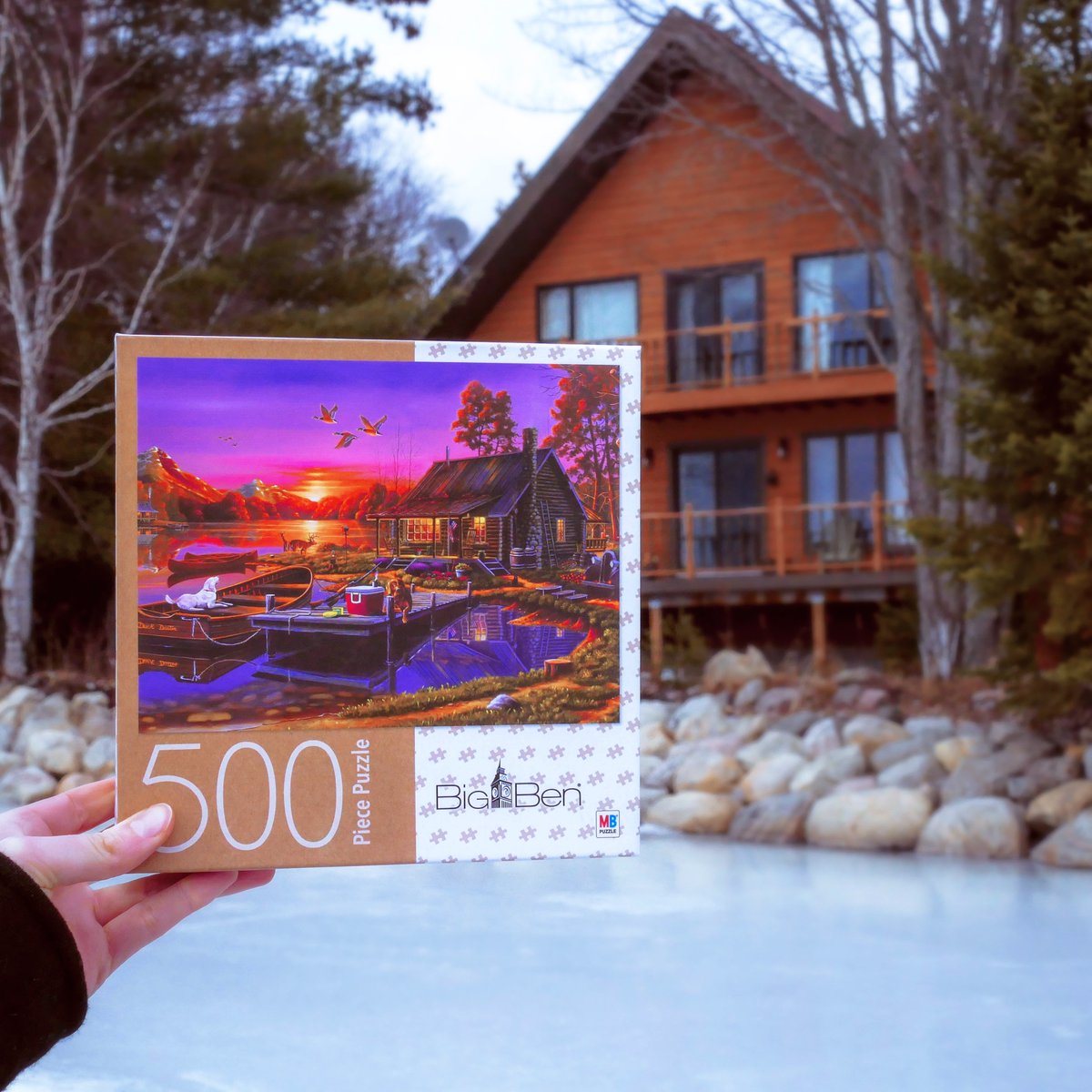 CardinalGames's tweet image. That moment when life imitates art #Puzzle #Classic #Cottage #Games #FamilyFun #FunWithFriends