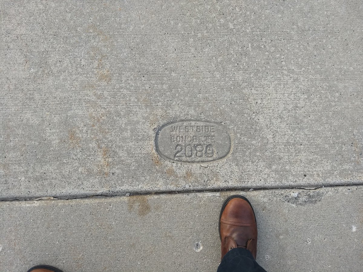 feralscientist's tweet image. @hankgreen I made my twitter account today just to say: Hank, I think I found a slab from the future! #futureslab 😄