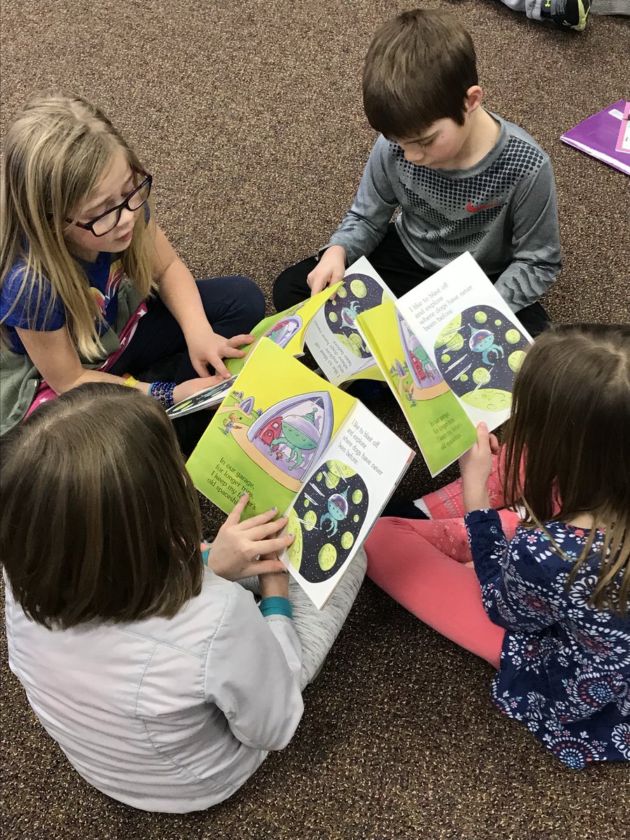 MrsWalkerCSE's tweet photo. We started book clubs today and the dove right in! ❤️@CSEROCORI https://t.co/AiTkl7ryEB