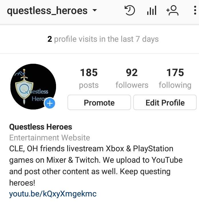 QuestlessHeroes's tweet photo. Instagram followers go up & down every day like it's a game. Over night we achieved a great number we have never reached before!
#QuestlessHeroes #followers #Instagram #subscribetoouryoutube #youtube #gamers #gamerguys #gamergirl #xbox #playstation #mixer #twitch https://t.co/NRdWTQQDvZ