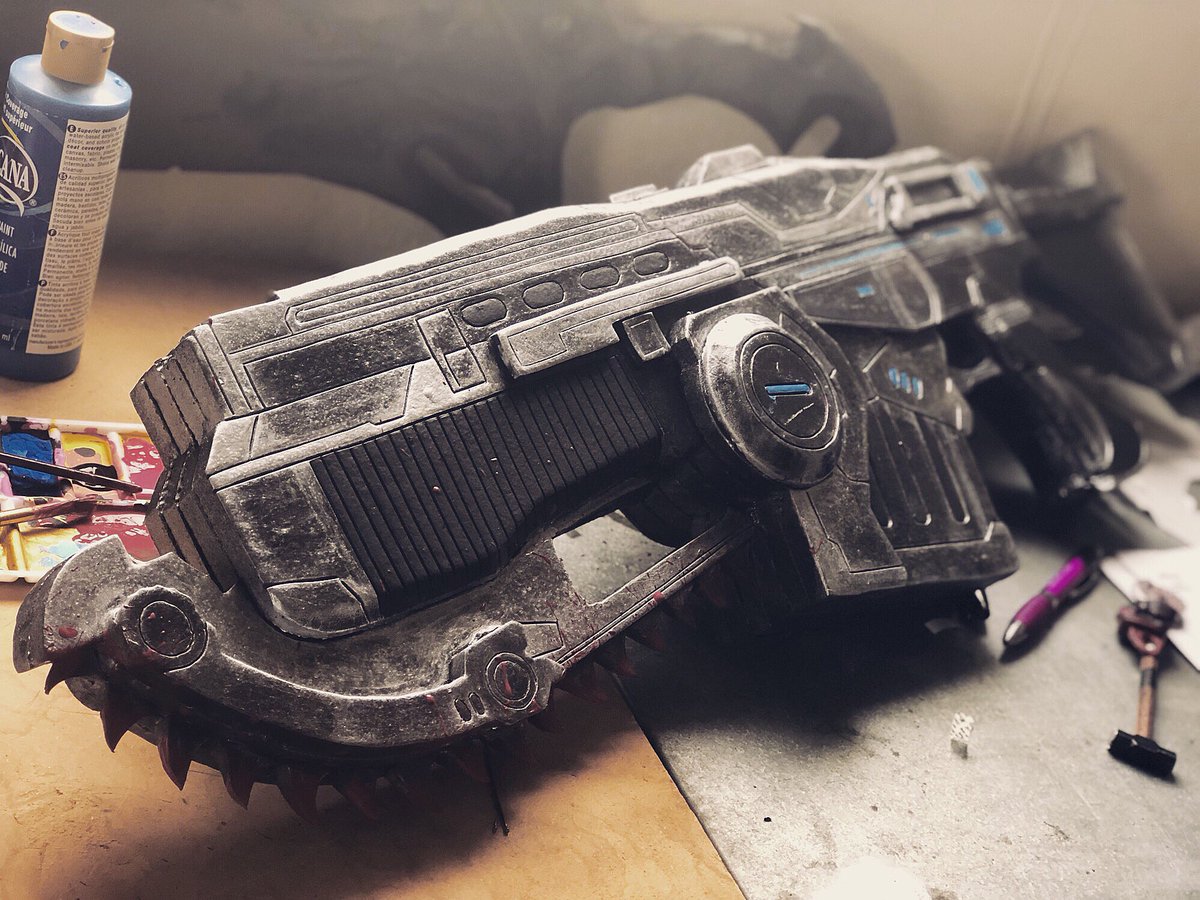 ThatIceRocker's tweet image. Painted and mounted 🤘🏼