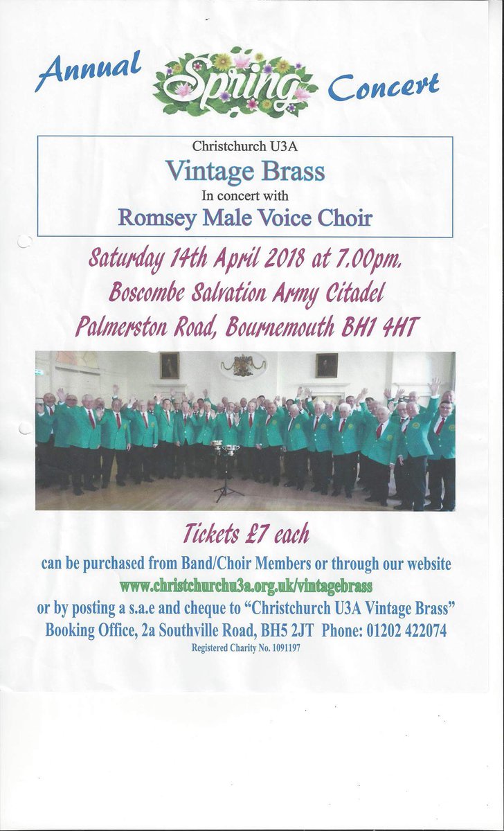Romsey MVC (@romseymvc) on Twitter photo We are on a roll. Another concert but this time with the Christchurch U3A Vintage Brass. <a href="/RomseyMVC/">Romsey MVC</a> <a href="/AboutRomsey/">About Romsey</a> <a href="/romseyadver/">Romsey Advertiser</a> <a href="/cb_edd_councils/">Christchurch&EDorset</a> <a href="/BBCRadioSolent/">BBC Radio Solent</a> We are on a roll. Another concert but this time with the Christchurch U3A Vintage Brass. <a href="/RomseyMVC/">Romsey MVC</a> <a href="/AboutRomsey/">About Romsey</a> <a href="/romseyadver/">Romsey Advertiser</a> <a href="/cb_edd_councils/">Christchurch&EDorset</a> <a href="/BBCRadioSolent/">BBC Radio Solent</a>