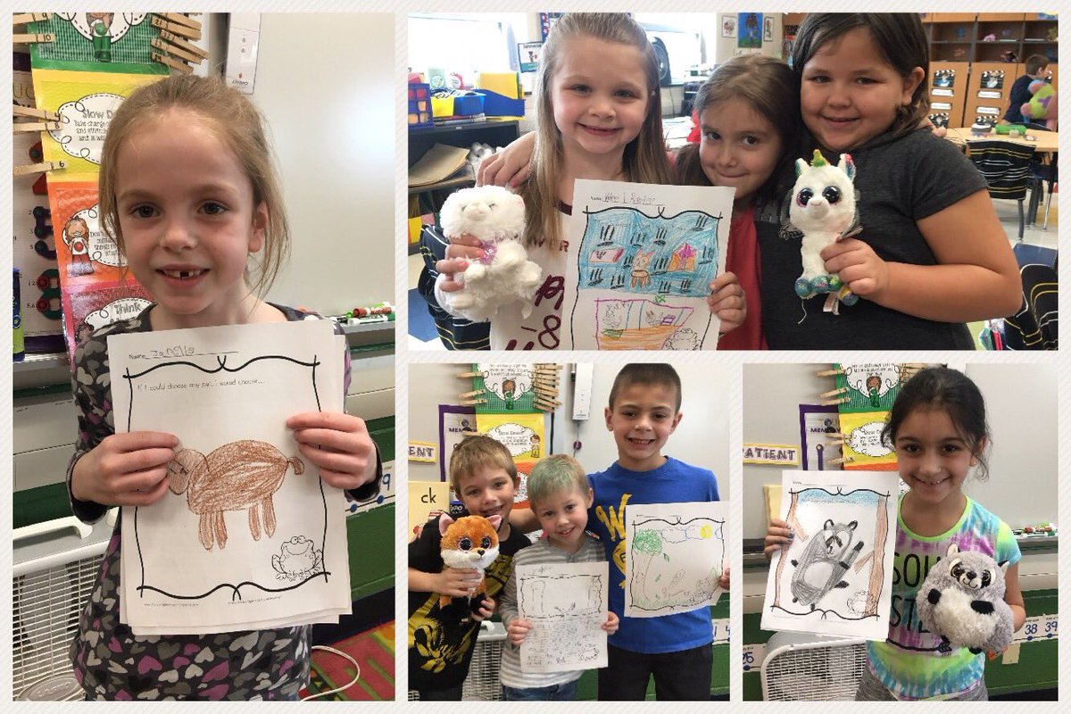 MissETechie's tweet photo. #WhatPetShouldIGet ? A cat? Dog? Raccoon? Hamster? Fox?? We #madeaplan and #synergized to describe and convince the class why our favorite animal should be a #classpet! #ReadAcrossAmerica https://t.co/puRSjyydDs