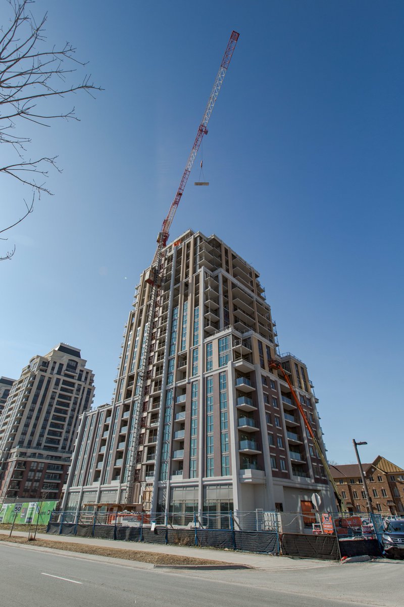 FortressRDI's tweet photo. The Mark, our condominium development in Markham with @Empire_Living &amp; @PACEDevelopment, is nearing completion. We are very pleased with the progress! #FortressProjects https://t.co/dM2mGUVr1T