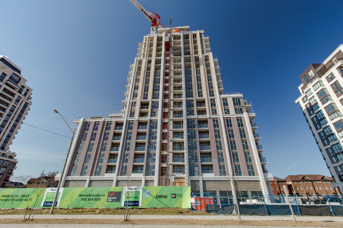 FortressRDI's tweet photo. The Mark, our condominium development in Markham with @Empire_Living &amp; @PACEDevelopment, is nearing completion. We are very pleased with the progress! #FortressProjects https://t.co/dM2mGUVr1T
