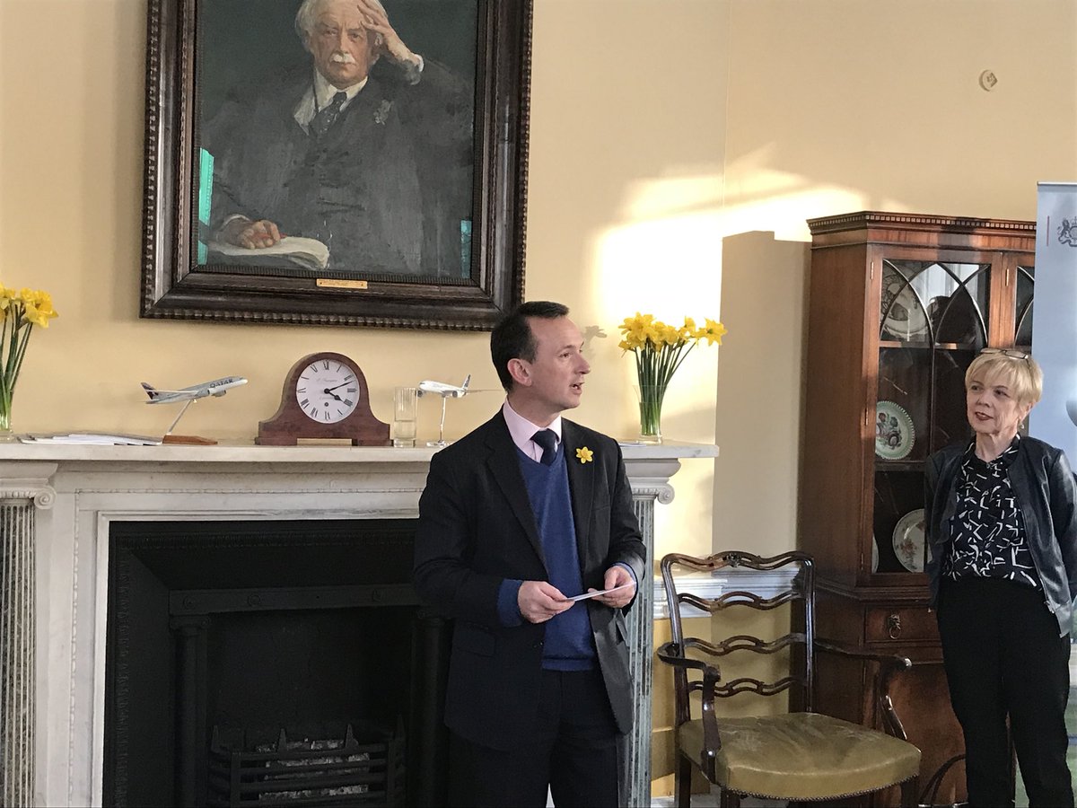 Lovely to be invited to a reception at The Wales Office to celebrate Welsh Culture. Thank you @UKGovWales and <a href="/AlunCairns/">Alun Cairns</a>